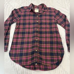 American Eagle Outfitters Ahh-Mazingly Soft Boyfriend Plaid Shirt